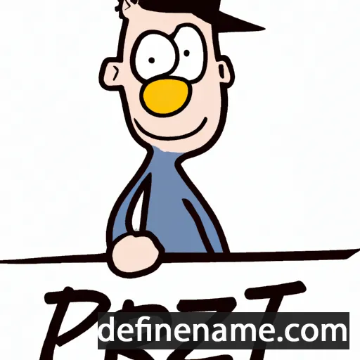 cartoon of the name Peritz