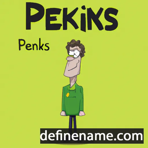 cartoon of the name Perkins