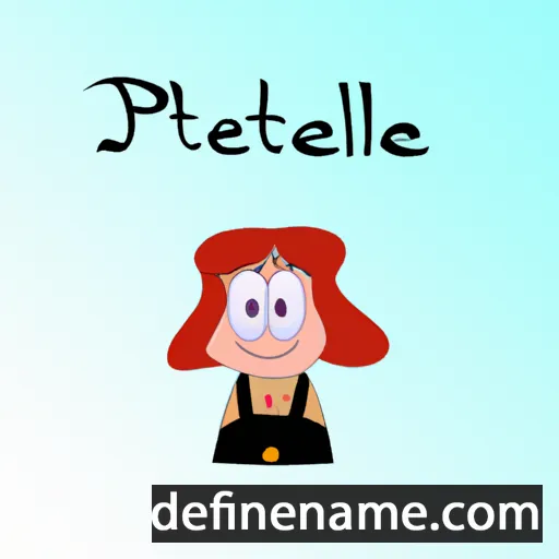 cartoon of the name Perlette