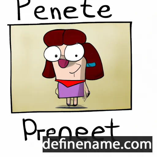 cartoon of the name Pernette