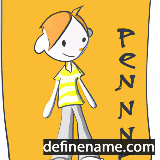 cartoon of the name Pernie