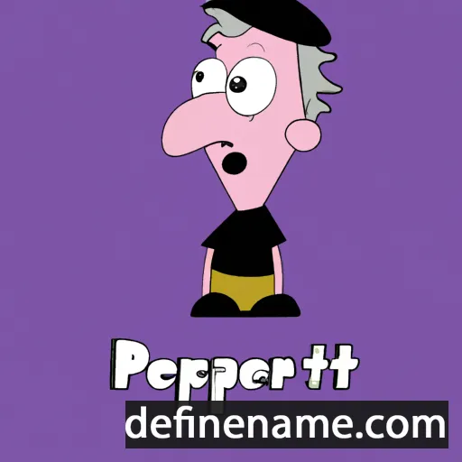 cartoon of the name Perpétue