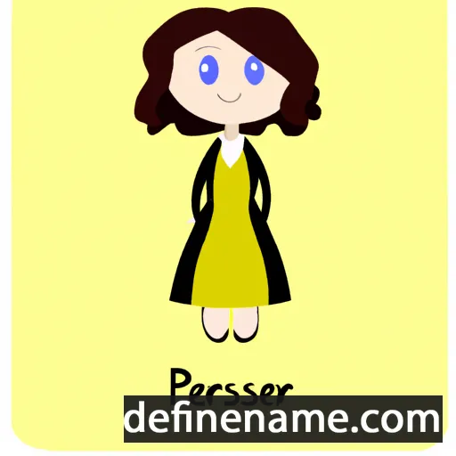 cartoon of the name Persée