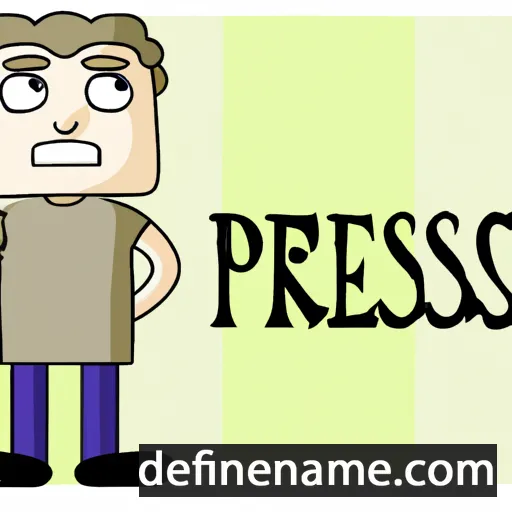 cartoon of the name Perseo