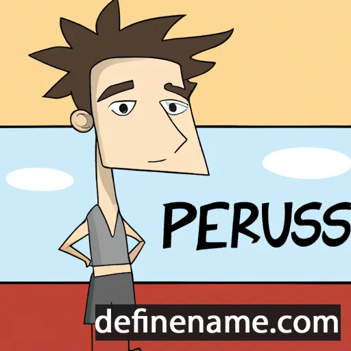 cartoon of the name Perseusz