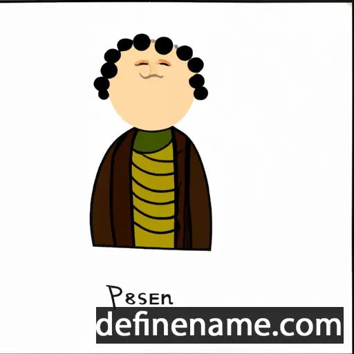 cartoon of the name Perseyn