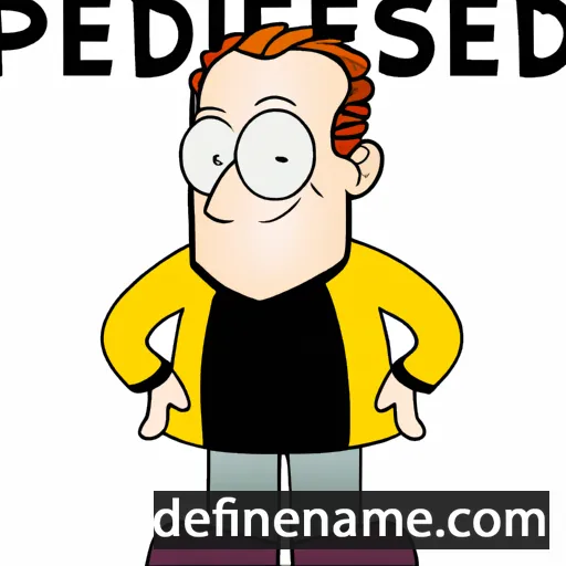 cartoon of the name Perside