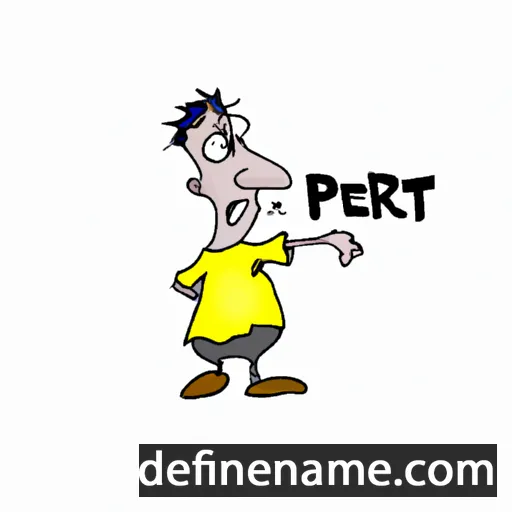 cartoon of the name Pert