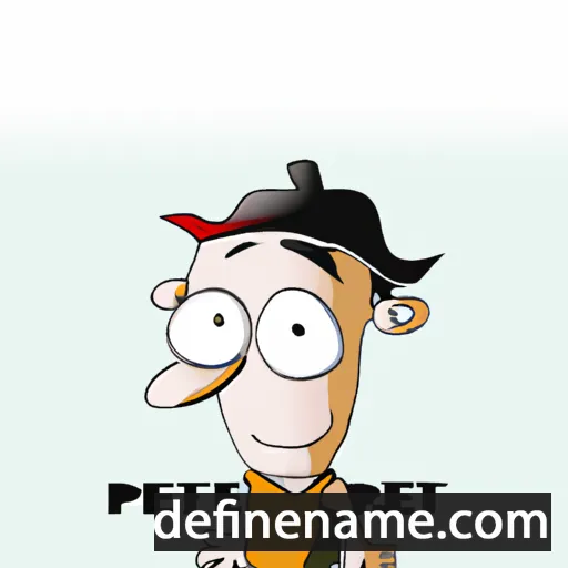 cartoon of the name Perte