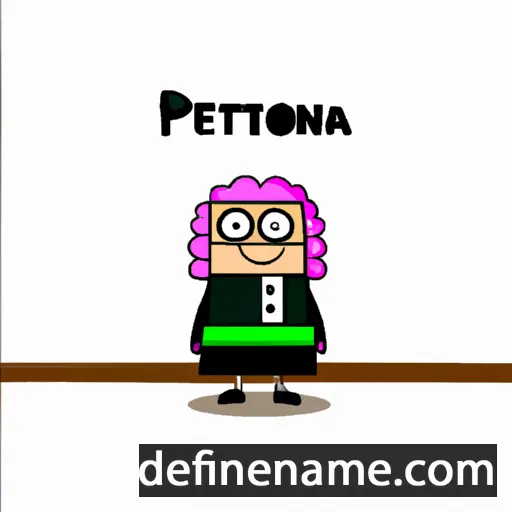 Pertrona cartoon