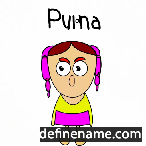 cartoon of the name Peruna