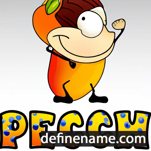 cartoon of the name Pesche