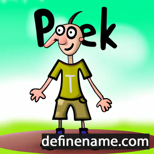 cartoon of the name Petek