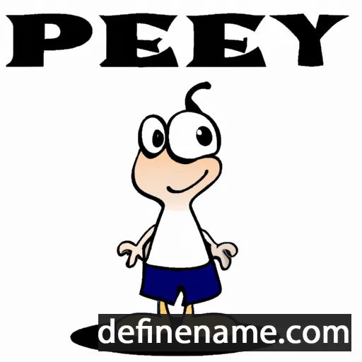 cartoon of the name Petey