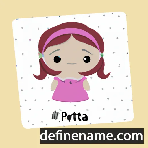 cartoon of the name Petita