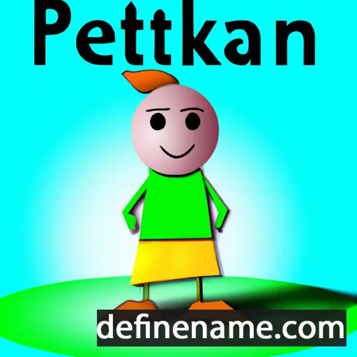 cartoon of the name Petkan