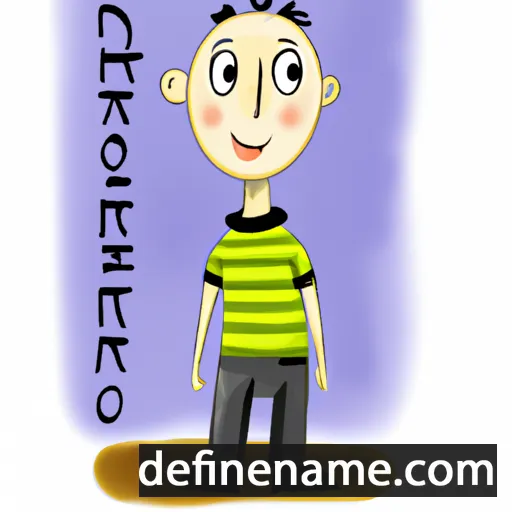 cartoon of the name Petr'Anto