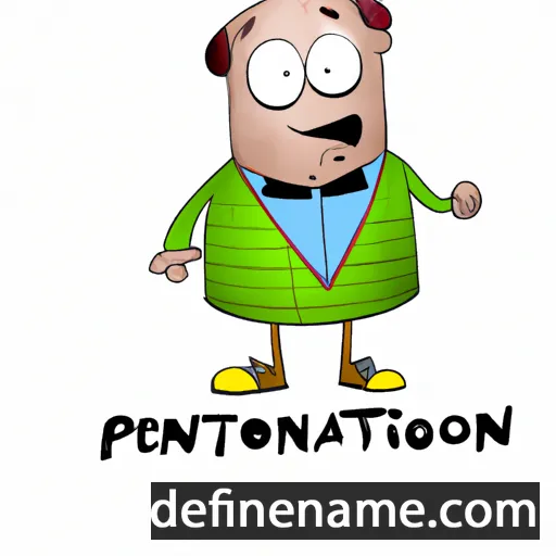 cartoon of the name Petrantone