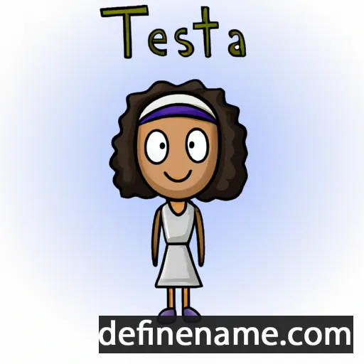 cartoon of the name Petrea