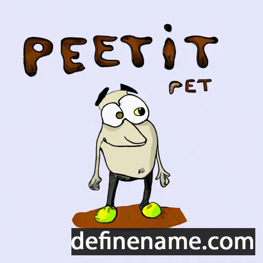 cartoon of the name Petretu