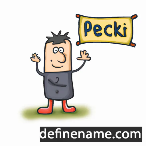 cartoon of the name Petríček