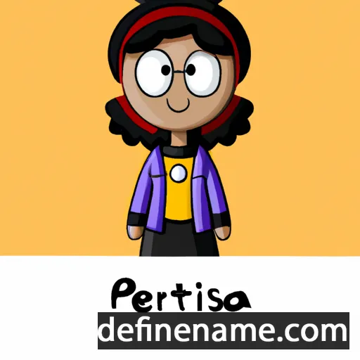 cartoon of the name Petrissa