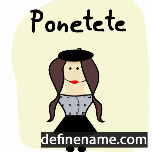 cartoon of the name Petronette