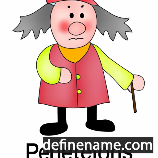 cartoon of the name Petronijus