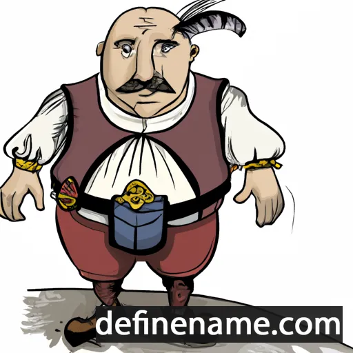 cartoon of the name Petroniu