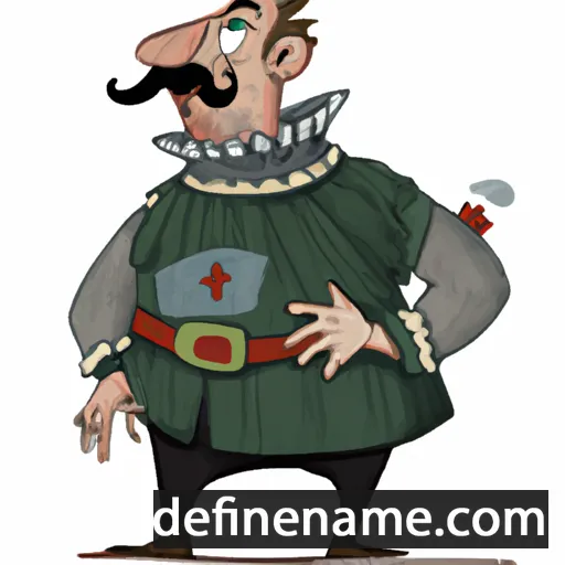 cartoon of the name Petroniusz