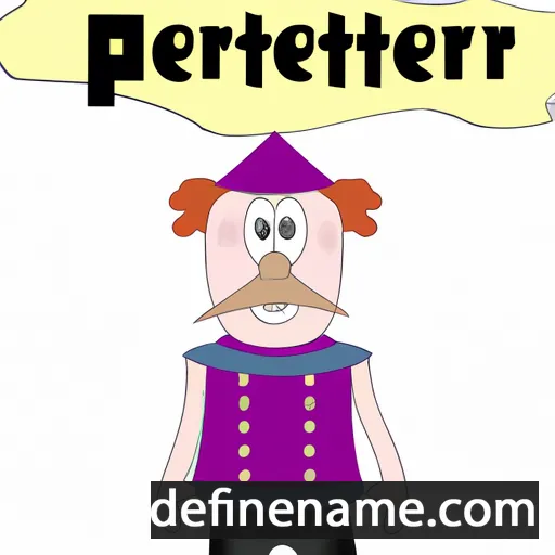 cartoon of the name Petternel