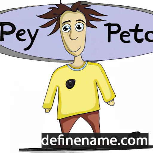 cartoon of the name Petyo