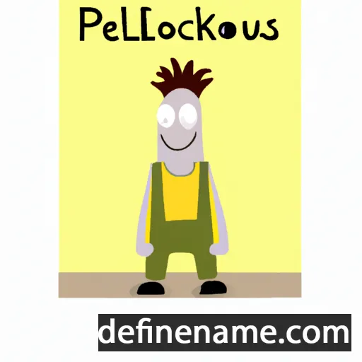 Peukolaos cartoon