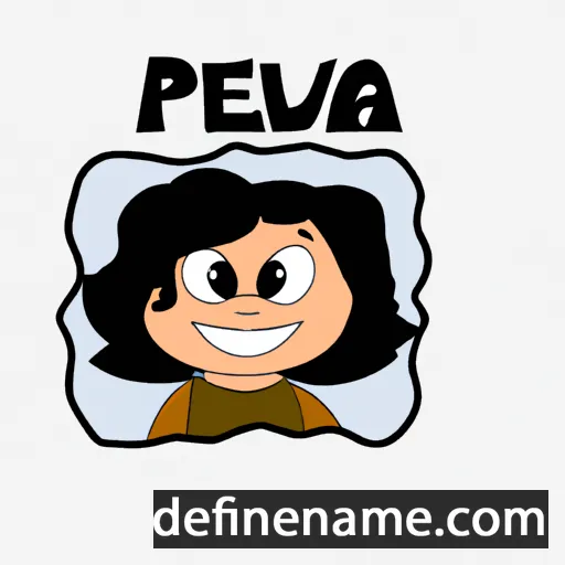 Pevela cartoon