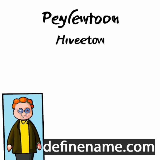 cartoon of the name Peyronne