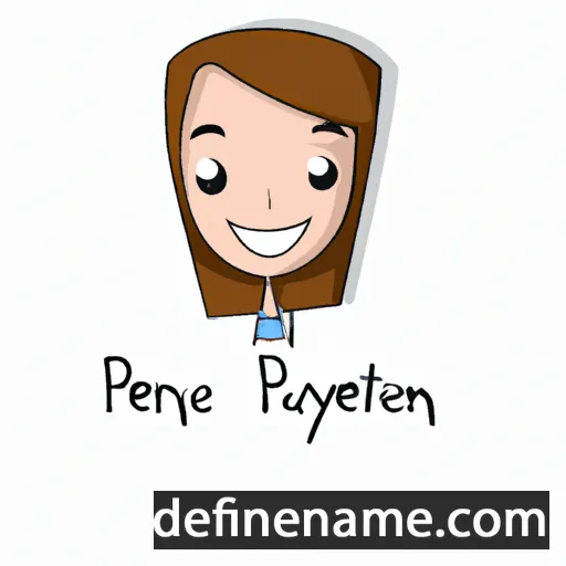 cartoon of the name Peyten