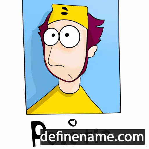 cartoon of the name Peytevin