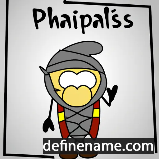 cartoon of the name Phabianos