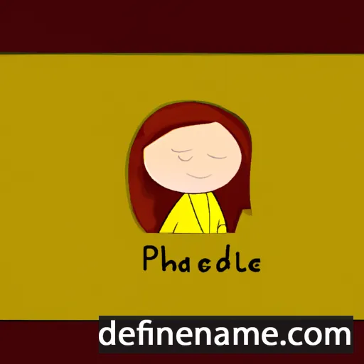 cartoon of the name Phaedre