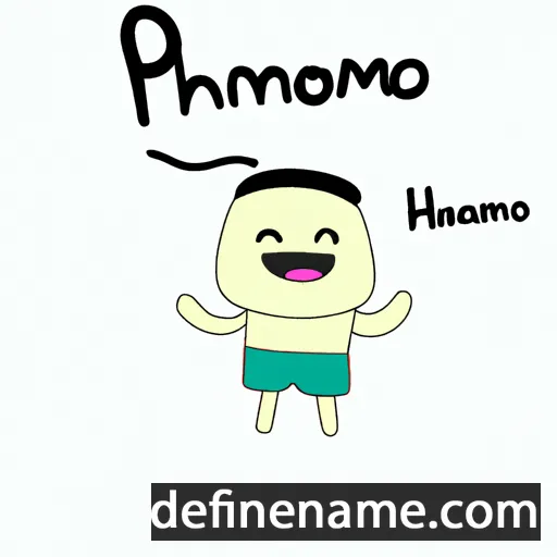 cartoon of the name Phahamo