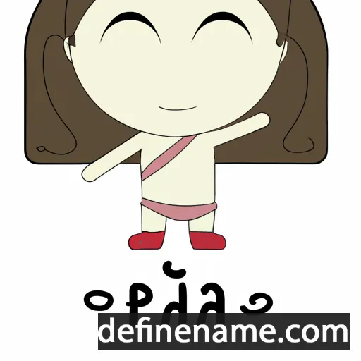 cartoon of the name Phaia