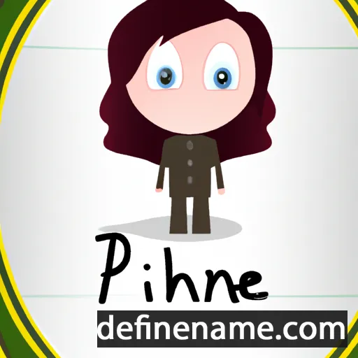 cartoon of the name Phaine