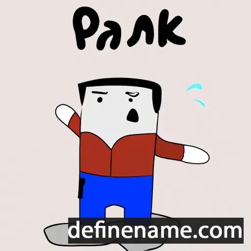 cartoon of the name Pha̍k