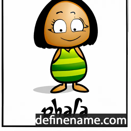 cartoon of the name Phala