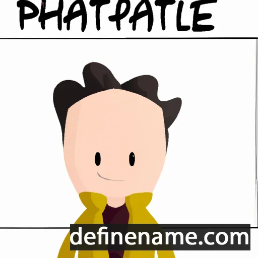 cartoon of the name Phaltiel