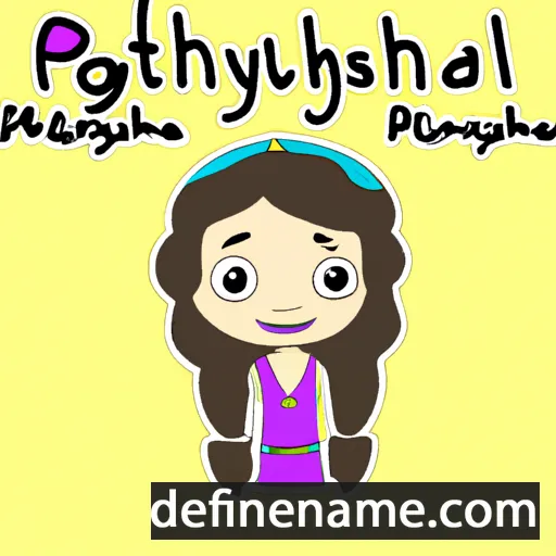 cartoon of the name Phalyn