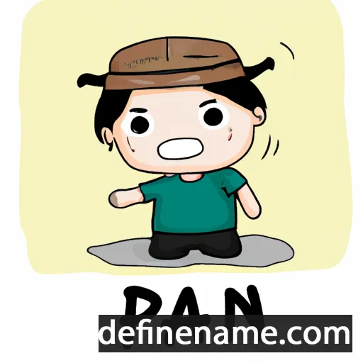 cartoon of the name Phan