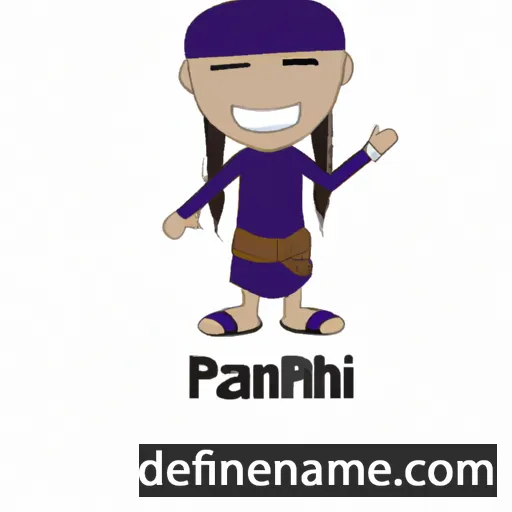 cartoon of the name Phani