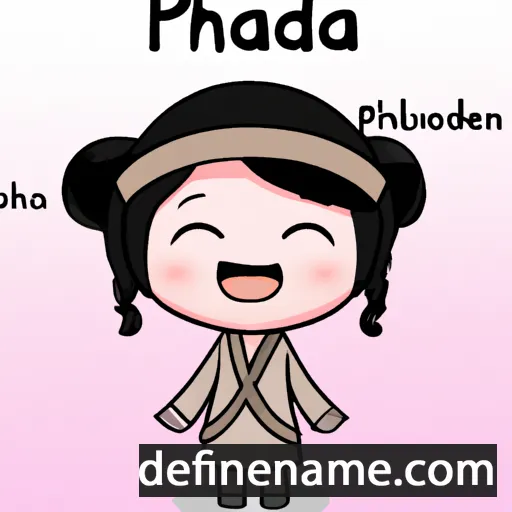 cartoon of the name Phanida