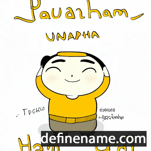 cartoon of the name Phanumat